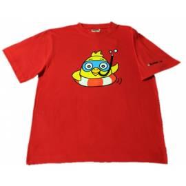 T-Shirt ohne einen Kragen der Baby CHICKEN Größe 132, Thema, rote Taucher