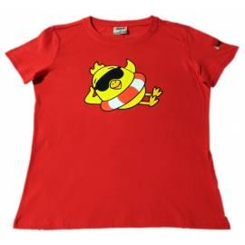 Bedienungshandbuch Huhn ohne einen Kragen Shirt Damen Gr. M, rot-Brille-Thema