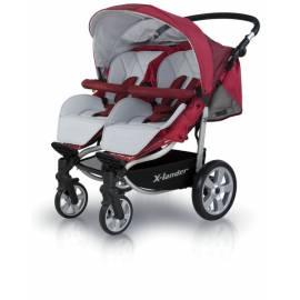 X-LANDER Kinderwagen X-Twin 2011 rot