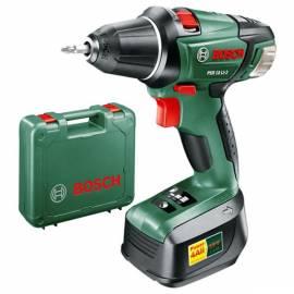 Ich bohre, Akuscrewdriver BOSCH PSR 18 LI-2, 2 l Li-Ion-grün