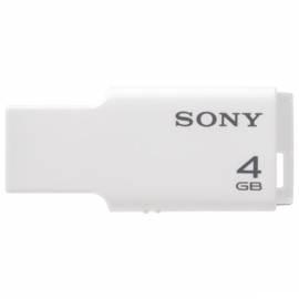 USB flash-Disk SONY Micro Valut USM4GM 4GB USB 2.0 weiß