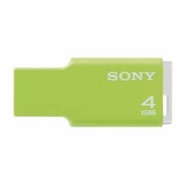Bedienungshandbuch USB flash-Disk-SONY-USM4GMG 4GB USB 2.0 grün