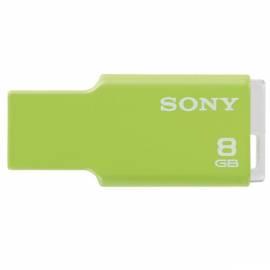 USB flash-Disk-SONY-USM8GMG 8GB USB 2.0 grün Bedienungsanleitung