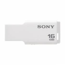 Datasheet USB flash-Disk SONY USM16GM 16GB USB 2.0 weiß