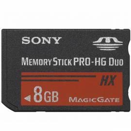 SONY Memory Card MSHX8B schwarz Bedienungsanleitung