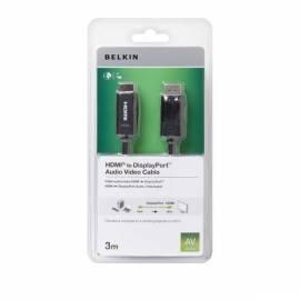 Datasheet Kabel BELKIN HDMI/DisplayPort, 3 m (F2CD001cp3M)