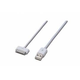 Kabel DIGITUS Apple-Anschluss / Akkus Kabel 0, 5 m (DB-600100-005-W)