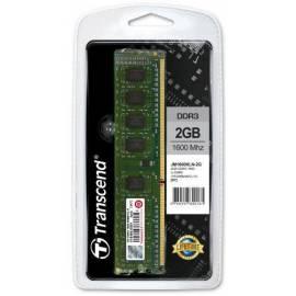 Speichermodul TRANSCEND DDR3 2 GB 1600 Mhz CL11 (JM1600KLN - 2G)