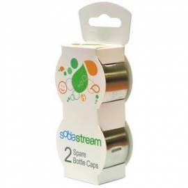 SodaStream Kappe auf die Plastikflasche, Edelstahl (2 Stück)