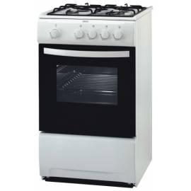 Gasherd ZANUSSI ZCG562GW1 weiß