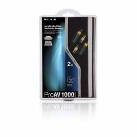 PC zu BELKIN Kabel Antenne mit Adapter-ProAV 1000 Series-2 m (AV10008qp2M)