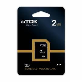 TDK 2 GB SD Speicherkarte (t78347) - Anleitung