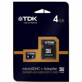Service Manual TDK 4 GB Speicherkarte MicroSDHC Class 4 + Adapter (t78536)