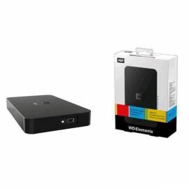 externe Festplatte WESTERN DIGITAL 2,5 &  Quot; Portable 500GB (WDBAAR5000ABK-EESN)-schwarz