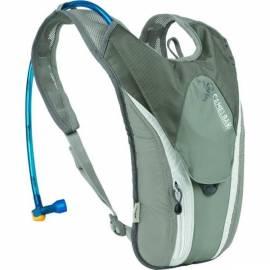 Ein Rucksack mit einer Wassertasche CAMELBAK Charm Omega Silber/grau