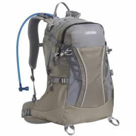 Ein Rucksack mit einer Wassertasche CAMELBAK Trinity Omega grau/braun