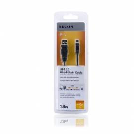 Benutzerhandbuch für PC Kabel BELKIN USB 2.0 Mini-B 5-polig (F3U155cp1. 8 m)