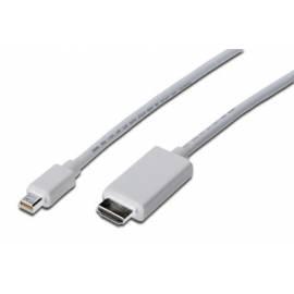 Bedienungsanleitung für Kabel DIGITUS Mini DP/M-HDMI Typ A/M/2,0 m (AK-340302-020-W)