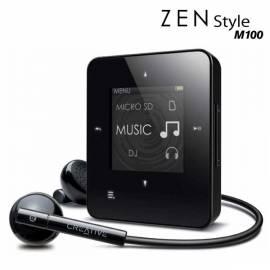 Bedienungshandbuch MP3 Player CREATIVE LABS ZEN Style M100 8GB (70PF256100115) schwarz