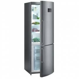 Kombination Kühlschrank mit Gefrierfach GORENJE NRK 6181 MX Edelstahl