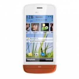 Handy NOKIA C5-03 Weiss/Orange