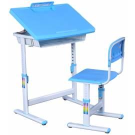 Multifunktionale studieren Tisch BOKE 97671 Stuhl blau