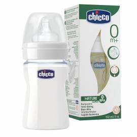 CHICCO Babyflasche Glas 150 ml, Silik. d., 0 +