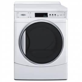 Kleidung Trockner WHIRLPOOL 3LCED9100WQ weiß Bedienungsanleitung