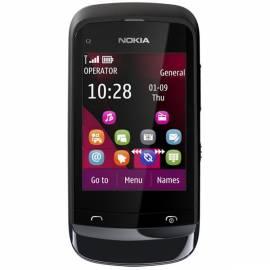 Handy NOKIA C2-02 (002W596) schwarz