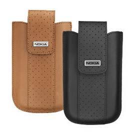 Case für Handy NOKIA CP-398-resistenten Leder (02722H 9) schwarz