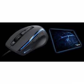 Roccat ROC KONE + Maus + SENSE Mousepad, Adrenalin Blue