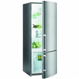 Kombination Kühlschränke mit Gefrierfach GORENJE RK 6162 IX Edelstahl Bedienungsanleitung