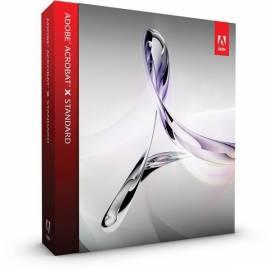 Software ADOBE Acrobat X Standard CZ (65086209) Bedienungsanleitung