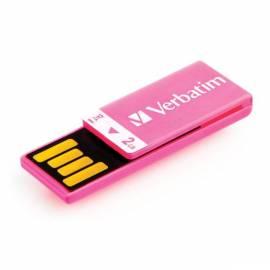 USB Flash disk VERBATIM CLIP-IT 2GB USB 2.0 (43906) Rosa
