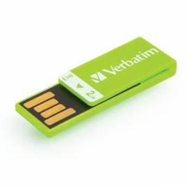 USB Flash disk VERBATIM CLIP-IT 2GB USB 2.0 (43905) grün - Anleitung