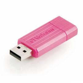 Benutzerhandbuch für USB-flash-Disk VERBATIM Store ' n ' Go PinStripe 8GB USB 2.0 (47397) Rosa