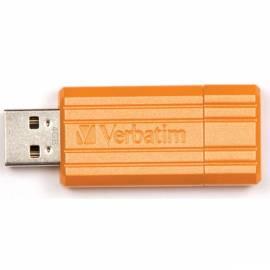 USB-flash-Disk VERBATIM Store ' n ' Go PinStripe 8GB USB 2.0 (47389) Orange Gebrauchsanweisung