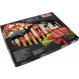 Besteck Toro 260894, Steak, für 6 Personen, Holzgriff