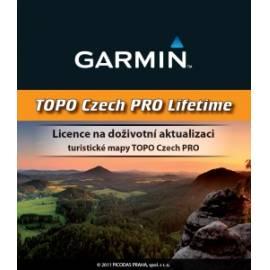 Mapy GARMIN TOPO Tschechische PRO 2011 Lebensdauer Bedienungsanleitung