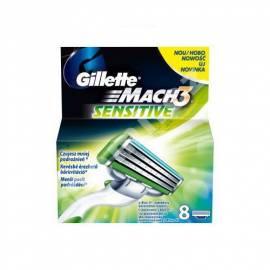 Service Manual GILLETTE zusätzliche Hlavice Gillette Mach 3 empfindliche 8 ks