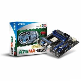 Motherboard MSI A75MA-G55 + A6 3650 Bedienungsanleitung