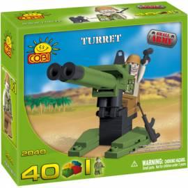 Bedienungsanleitung für COBI kleine Armee Kit/kleine Armee-Kanone Turm, 40 Würfel, 1 Stück