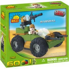 COBI kleine Armee Kit/kleine Armee-Militär Fahrzeug Marschall, 60 Blöcke, 1 Stück Bedienungsanleitung