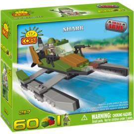 COBI kleine Armee Kit/kleine Armee-Militär Fahrzeug SHARK, 60 Blöcke, 1 Stück