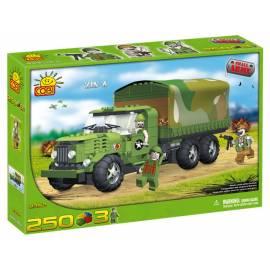 COBI kleine Armee Kit/kleine Armee-Militär-LKW, 250 Würfel, 3 Stück