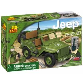 Kit COBI Willys-Jeep Willys grün, 100 Würfel, 1 Stück Gebrauchsanweisung