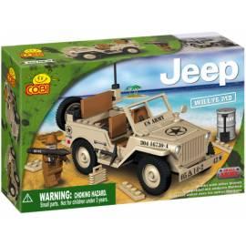 Bedienungshandbuch COBI Willys model Kit-Wüste Jeep Willys, 100 Würfel, 1 Stück