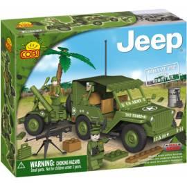 Kit COBI Willys-Jeep Willys mit Leinwand und Minometem, 180-Blöcke, 2 Stück