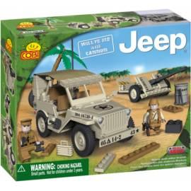 Kit COBI Willys-Jeep Willys mit Segel und Kanonen, 180-Blöcke, 2 Stück