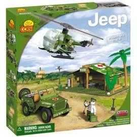 Kit COBI Willys-Jeep Willys MASH Feldlazarett, 300 Würfel, 3 Stück - Anleitung